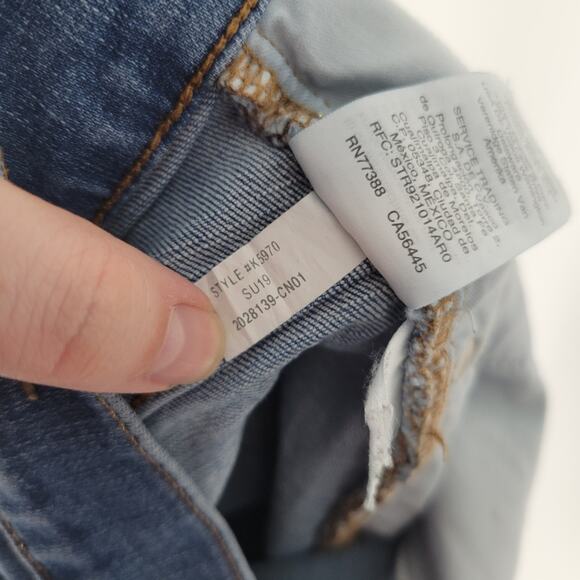 Madewell Derby Wash Button Front Edition High Rise Denim Shorts 31 - Picture 11 of 11